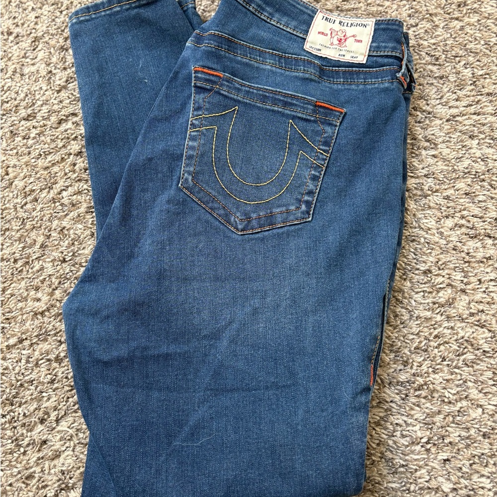 Jenni Curvy Mid Rise Skinny Jeans
True Religion